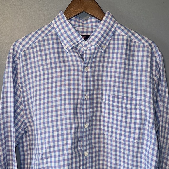 Vineyards Vines Classic Fit Murray Button Down Shirt linen - Picture 2 of 10